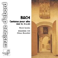 cd johann sebastian bach - cantates pour alto bwv 35, 53 & 82 (2003)