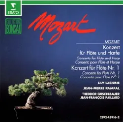 cd mozart, concerto pour flûtes et harpes nº 1