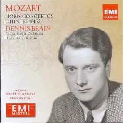 cd mozart, dennis brain - philharmonia orchestra, herbert von karajan - horn concertos / quintet k452 (2010)