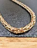 collier maille palmier en chute or 750 millième (18 ct) 17,21g