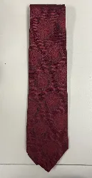 cravate versace rouge avec tete de medusa