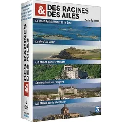 dvd des racines et des ailes - passion patrimoine - le mont saint - michel et sa baie + le nord au coeur + un balcon sur la proven