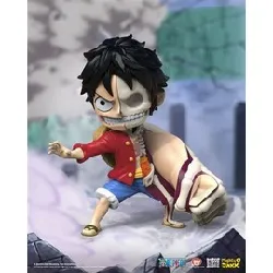 figurine - one piece - one piece x jason freeny luffy evol. pack de 6 aléatoires