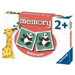jeu de société pour les petits à partir de 2 ans - memory - animaux