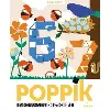 livre 1, 2, 3, nature ! - poppik - panorama en 520 stickers