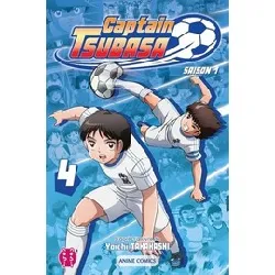 livre captain tsubasa - anime comics - saison 1 - tome 4