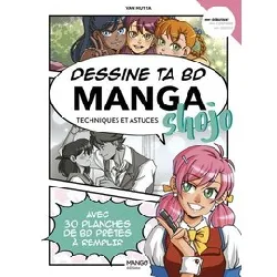 livre dessine ta bd manga shojo - techniques et astuces
