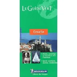 livre guide vert croatie