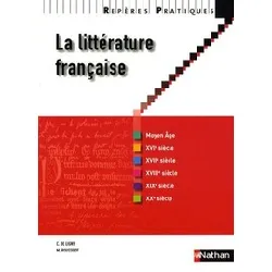 livre la littérature française - repères pratiques n°17 - 2022