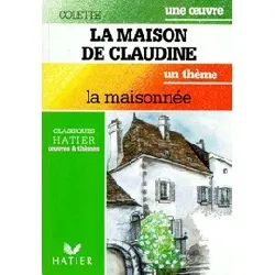 livre la maison de claudine - la maisonnée