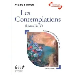 livre les contemplations - livres i à iv - victor hugo