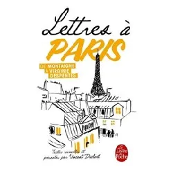 livre lettres à paris