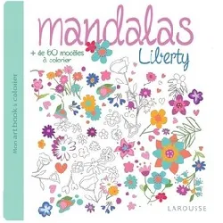 livre mandalas liberty - + de 60 modèles à colorier