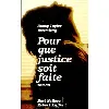 livre pour que justice soit faite