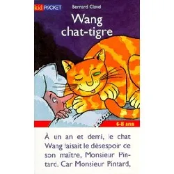 livre wang, chat - tigre