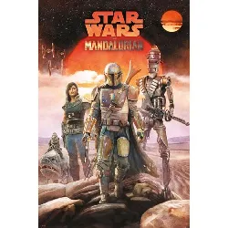 poster star wars the mandalorian crew