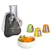 râpe électrique  moulinex fresh express dj753b10 - 200 watt - gris