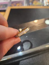 bijoux fantaisie "tosh" bague doré avec email