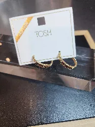 bijoux fantasie "tosh" boucles d oreilles avec oxydes