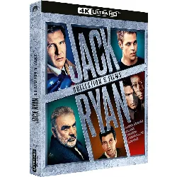 blu-ray jack ryan, la collection secrète - coffret 5 films - 4k ultra hd