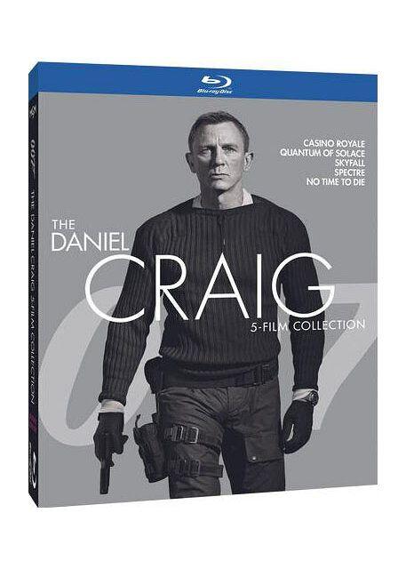 Blu-Ray James Bond 007 - La collection Daniel Craig : Casino Royale + Quantum of Solace + Skyfall + Spectre + Mourir peut attendre - Pack - Blu - ray