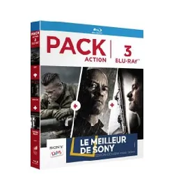 blu-ray pack fury / equalizer / capitaine phillips