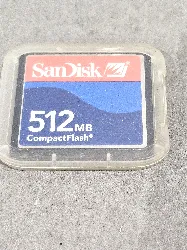 carte mémoire scandisk compact flash 512 mb
