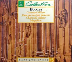 cd bach - cantates célèbres - jésus que ma joie demeure - choral du veilleur - magnificat (1995)