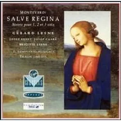 cd claudio monteverdi - salve regina (motets pour 1, 2 et 3 voix) (1990)