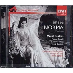 cd norma (extraits) - maria callas; christa ludwig; franco corelli; scala de milan; dir. tullio serafin - 2ème version callas