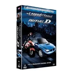 dvd coffret speed racing : the legend of speed + initial d - le film - pack