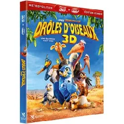 dvd drôles d'oiseaux - combo blu-ray 3d + dvd