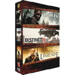 dvd le livre d'eli - district 9 - je suis une légende - coffret
