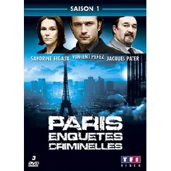 dvd paris enquêtes criminelles - coffret intégral de la saison 1