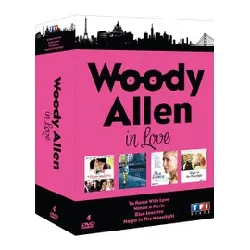 dvd woody allen in love : to rome with love + minuit à paris + blue jasmine + magic in the moonlight - pack