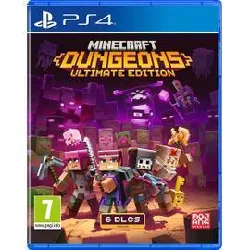 jeu ps4 minecraft dungeons : ultimate edition
