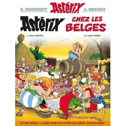 livre astérix - astérix chez les belges - edition spéciale