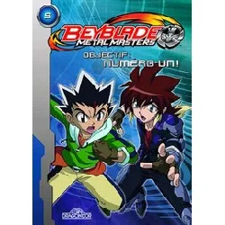 livre beyblade metal masters tome 9 - objectif : numéro un !