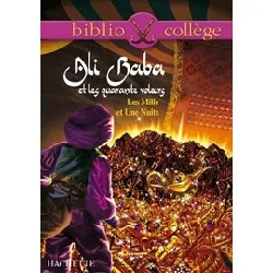 livre bibliocollège - ali baba et les quarante voleurs - les mille et une nuits