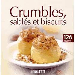 livre crumbles, sablés et biscuits