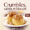 livre crumbles, sablés et biscuits