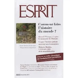 livre esprit - comment faire l'histoire du monde ?