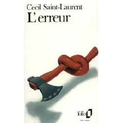 livre l'erreur