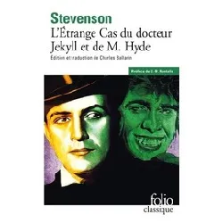 livre l'étrange cas du docteur jekyll et de m. hyde