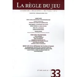 livre la règle du jeu n° 33, janvier 2007