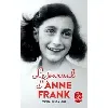 livre le journal d'anne frank (nouvelle édition)