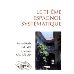 livre le thème espagnol systématique - 900 phrases de thème
