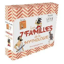 livre les 7 familles de la mythologie - 1 livre et 45 cartes