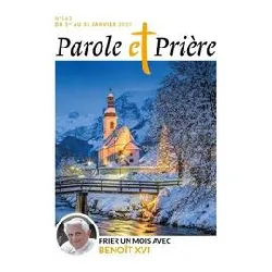 livre parole et prière n°163 janvier 2024