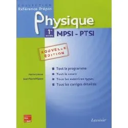 livre physique 1re année mpsi - ptsi